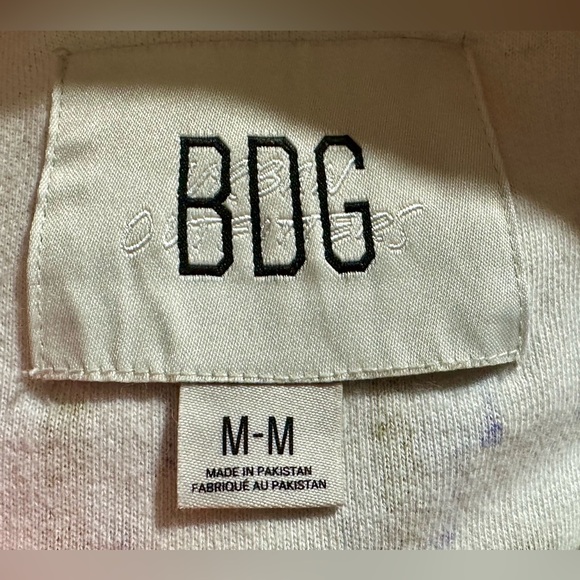 BDG Heavyweight Craft Pattern Rugby Sweatshirt Size Medium 100% cotton - Picture 4 of 10